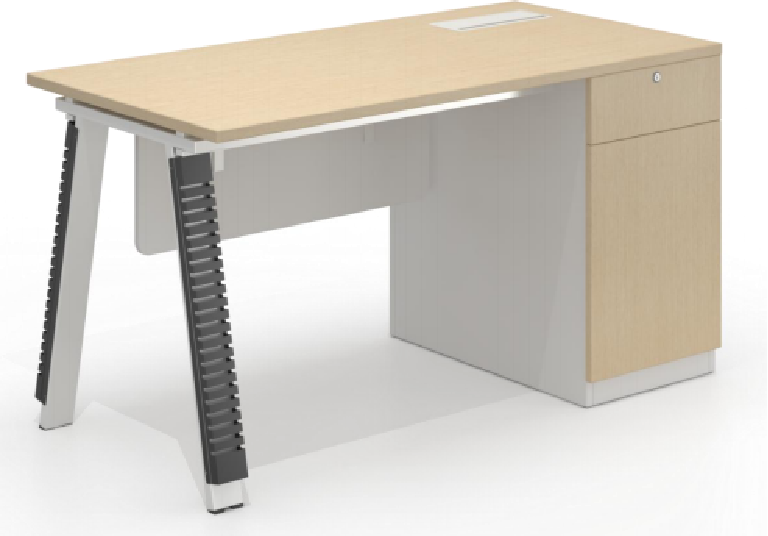 派系列主管桌G款单体图