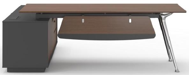 灵动主管桌单体图